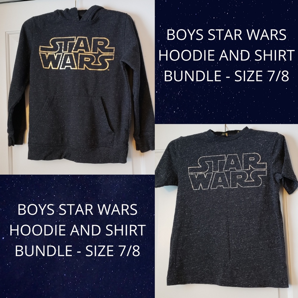 Star Wars - Boys Hoodie and Shirt - 7/8